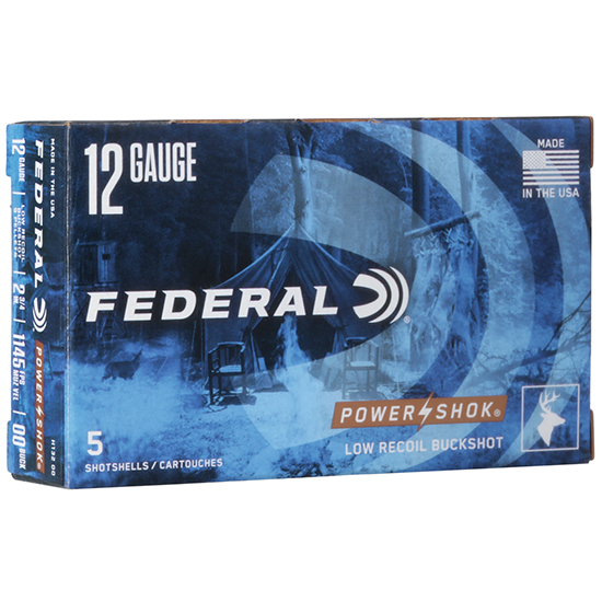 FED POWER-SHOK LR BUCK 12GA 2.75